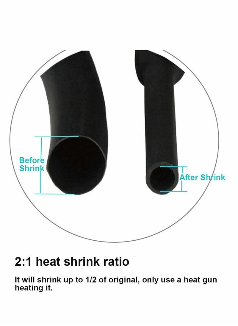 Heat Shrink Tubing Insulation Tubes, Set Thermal casing Electrical Wire Cable Wrap Shrink Wrap, Heat Shrink Tubing Kit, Flame Retardant Heat Shrink Wire Wrap Tubing Connection  - Image 3