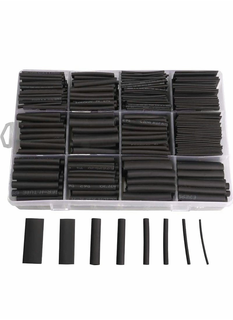 Heat Shrink Tubing Insulation Tubes, Set Thermal casing Electrical Wire Cable Wrap Shrink Wrap, Heat Shrink Tubing Kit, Flame Retardant Heat Shrink Wire Wrap Tubing Connection  - Image 1