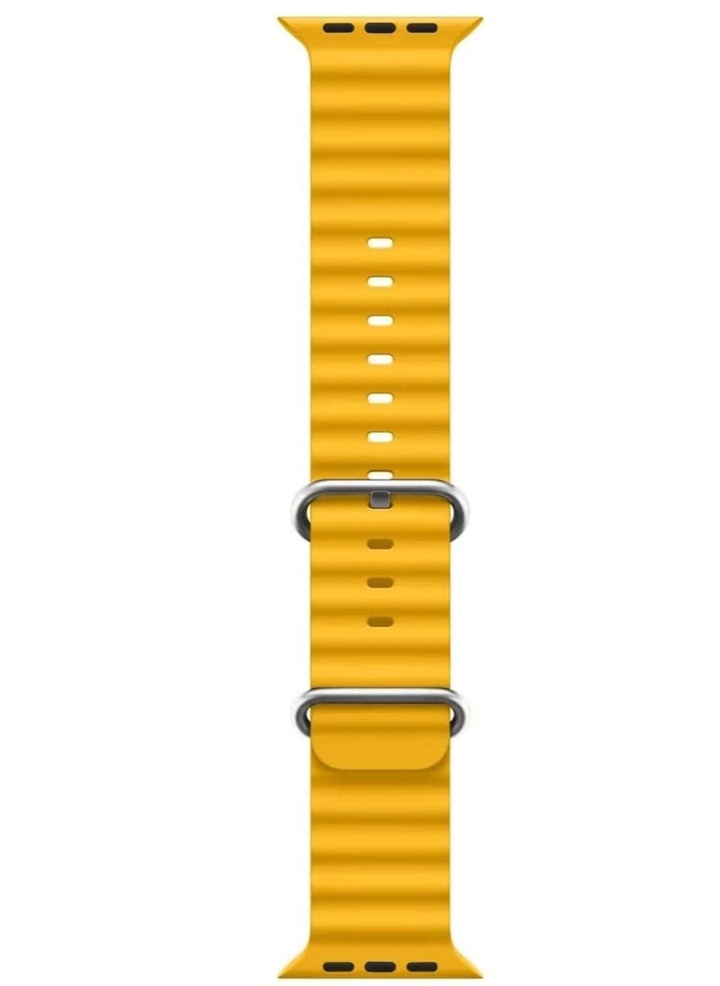 BGM Sport New Silicone Band Compatible with Apple Watch Ultra Ocean 42/44/45/49mm Strap for iWatch Series Ultra 8 7 6 5 SE - Image 2