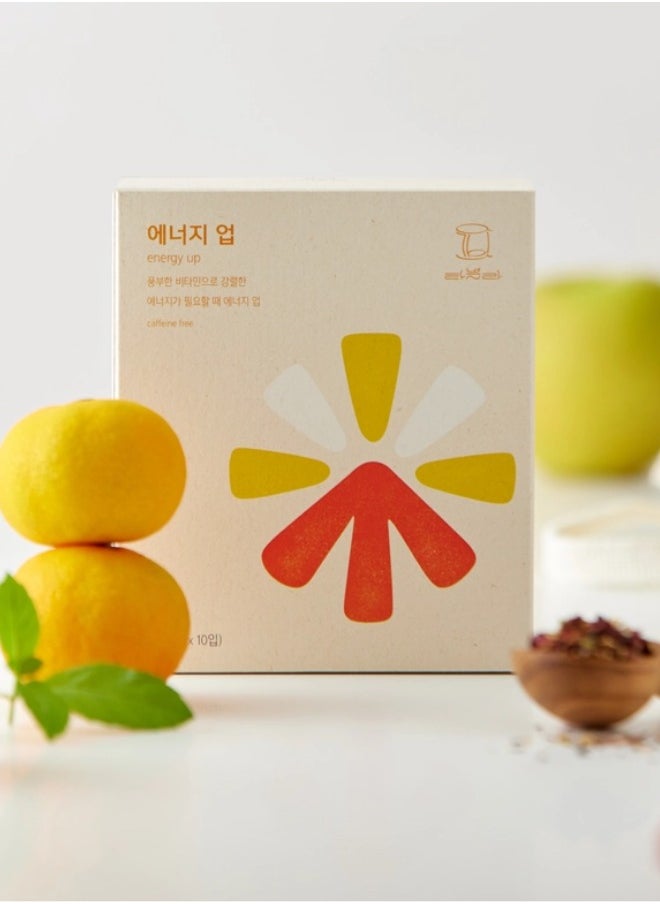 TABLA | Energy Up, A sweet and tangy iced blend of hibiscus, apple, citron, and schisandra, perfect for an afternoon energy boost, Made in Korea