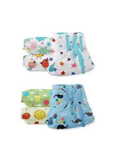 Superbottoms Dry Feel Langot: Size Large (5 10Kg) (Pack Of 6) Baby Langots With Stay Dry Cotton Padding Gentle Elastics And Double Loops For 2 Sizes In 1.  - Image 2