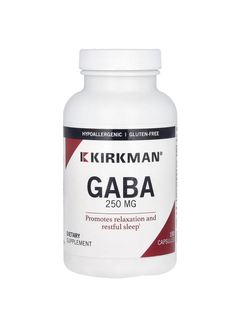 GABA, 250 mg, 150 Capsules