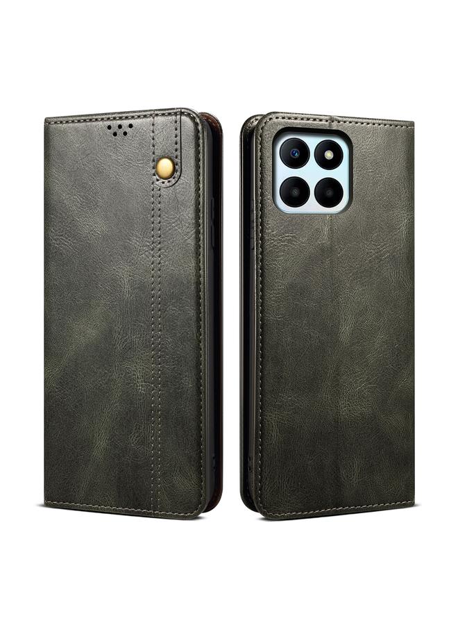 S-TOP Case For Honor X6b 4G Global Oil Wax Crazy Horse Texture Leather Phone Case - Image 1