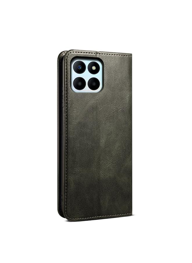 S-TOP Case For Honor X6b 4G Global Oil Wax Crazy Horse Texture Leather Phone Case - Image 3