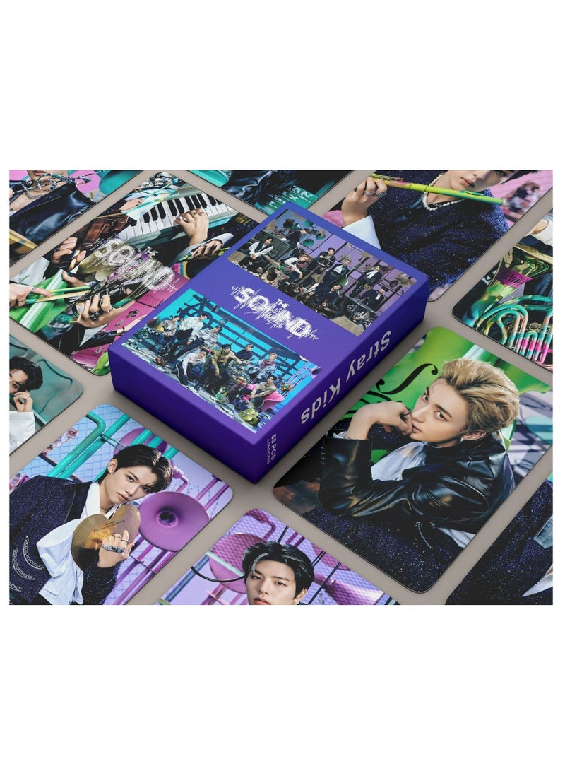 SKYLO 55-Piece Stray Kids Album The Sound Lomo Card - Image 1