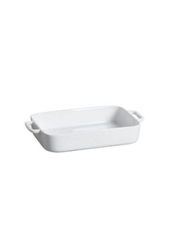 Onemore High Quality Rectangular Roaster with Handle White 38 cm 5244H-15 