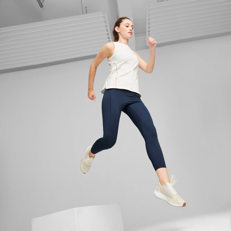 PUMA First Mile Womens White Cream Running Tank Top - Image 3