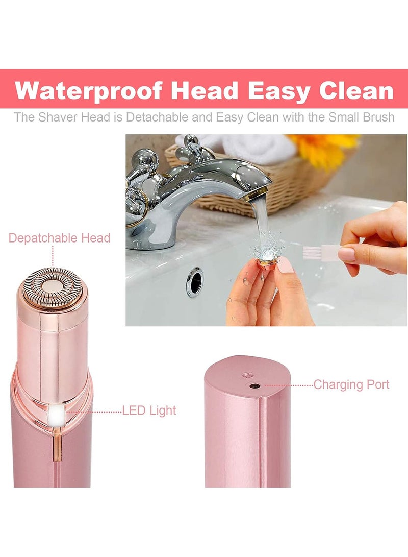 GoodTool Facial Hair Remover for Women Rechargeable Mini Epilator Painless Face Hair Trimmer Portable Electric Razor for Lips Facial Hair - Image 5