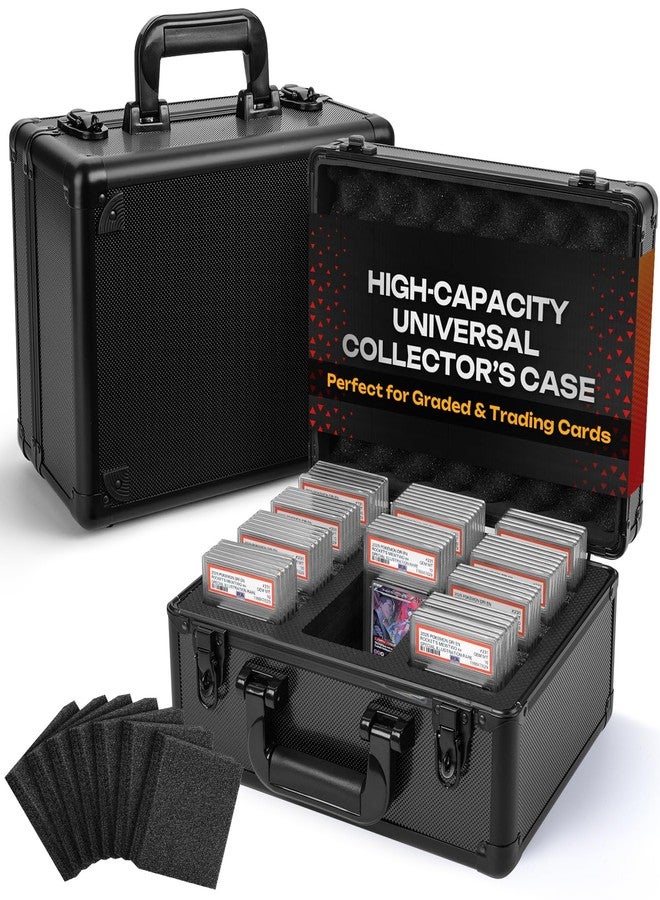 FunGuys Graded Sports Card Storage Box, Trading Card Storage Box, Trading Card Case for Pokemon, Baseball, Sports, MTG - Image 1