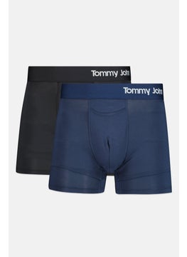 Men 2 Pieces 6 inseam Brand Logo Boxer Briefs, Multicolor