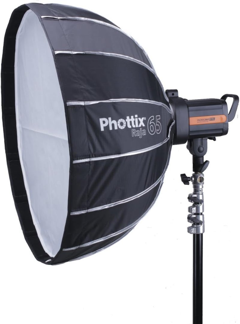 Phottix Raja Quick Folding Softbox 65Cm, Black - Image 1