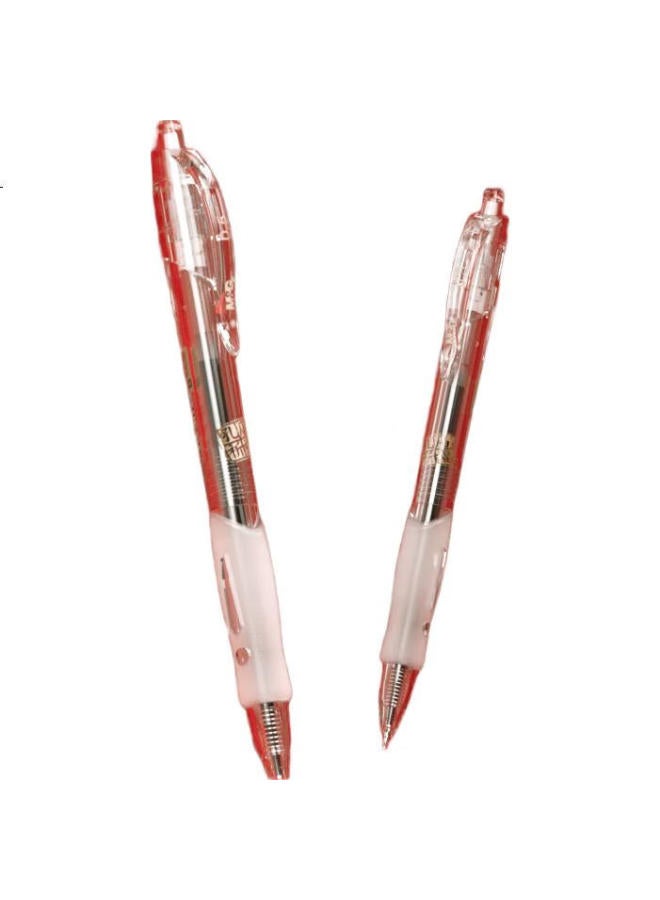M.G Chenguang (M&G) Stationery Gp1008 Black Retractable Gel Pen 0.5, Kongmiao Blessing Exam-Specific Signing Pen, St Quick-Drying Student Final Exam Pen, 5 Pens/Box Agp0230C - Image 1
