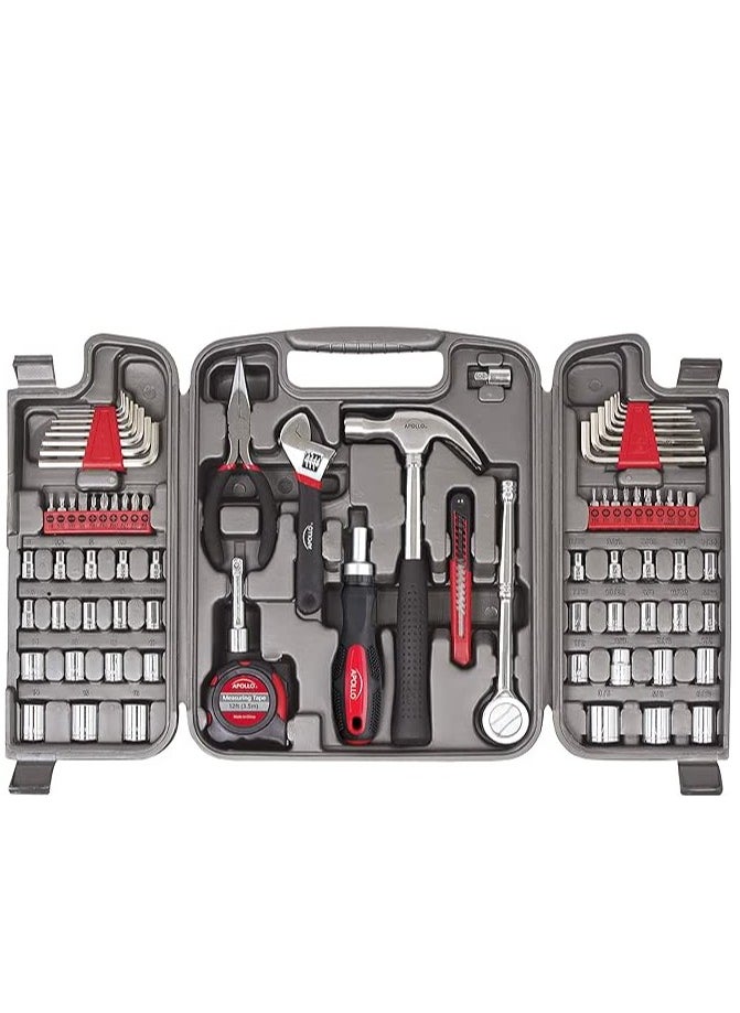 Apollo 53 Piece Household Tool Set - Your Essential Partner for Everyday Repairs, Maintenance & Projects, Featuring Metric Wrenches, Precision Screwdrivers & Crucial Hand Tools  - Image 1
