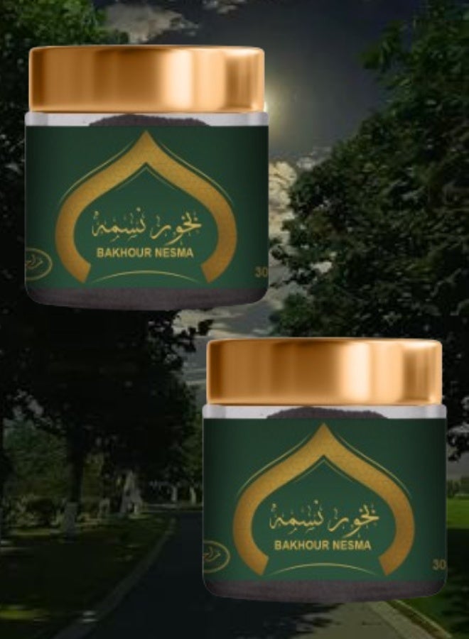MARAHIB 2 Pieces Bakhour Nesma 30g - Image 1