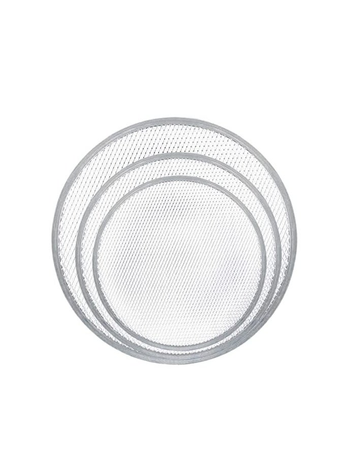 Ayda Round Seamless Aluminum Mesh Pizza Screens,Nonstick Pizza Screen, Pizza Pan Oven Baking Tray 10inches  - Image 1