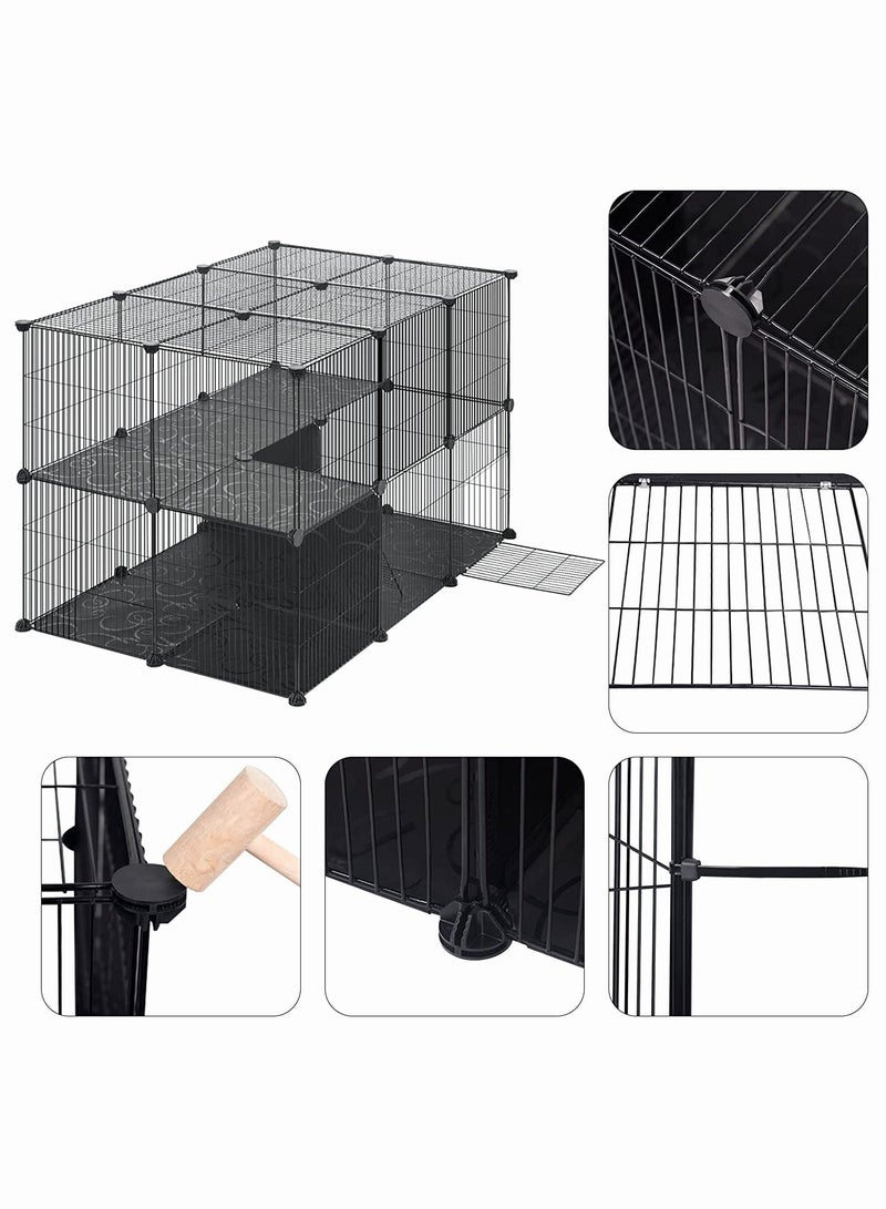 Pet Cage Fence  Suitable for Small Animals  Dogs Ducks  Rabbits Hamsters and Other Small AnimalsIndoor and Outdoor Portable - Image 5