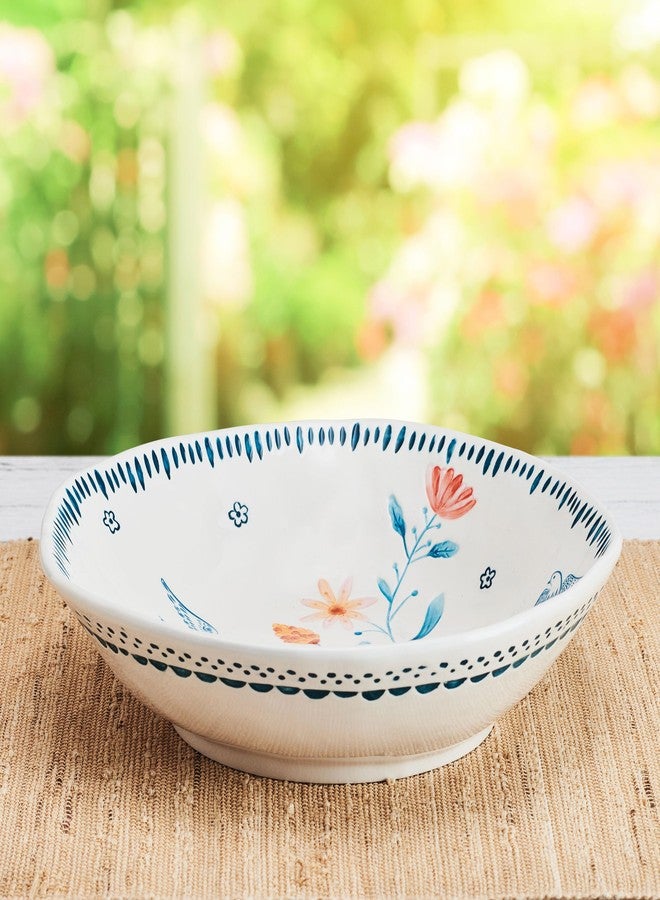 Fitz & Floyd Fitz and Floyd Gracie Serving Bowl, White, 10 Inch - Image 4