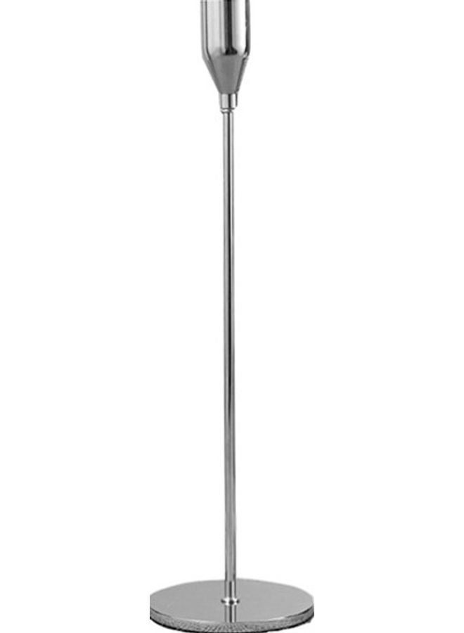 NIBEMINENT 3-Piece Home Decoration Metal Candle Holder Silver 28cm