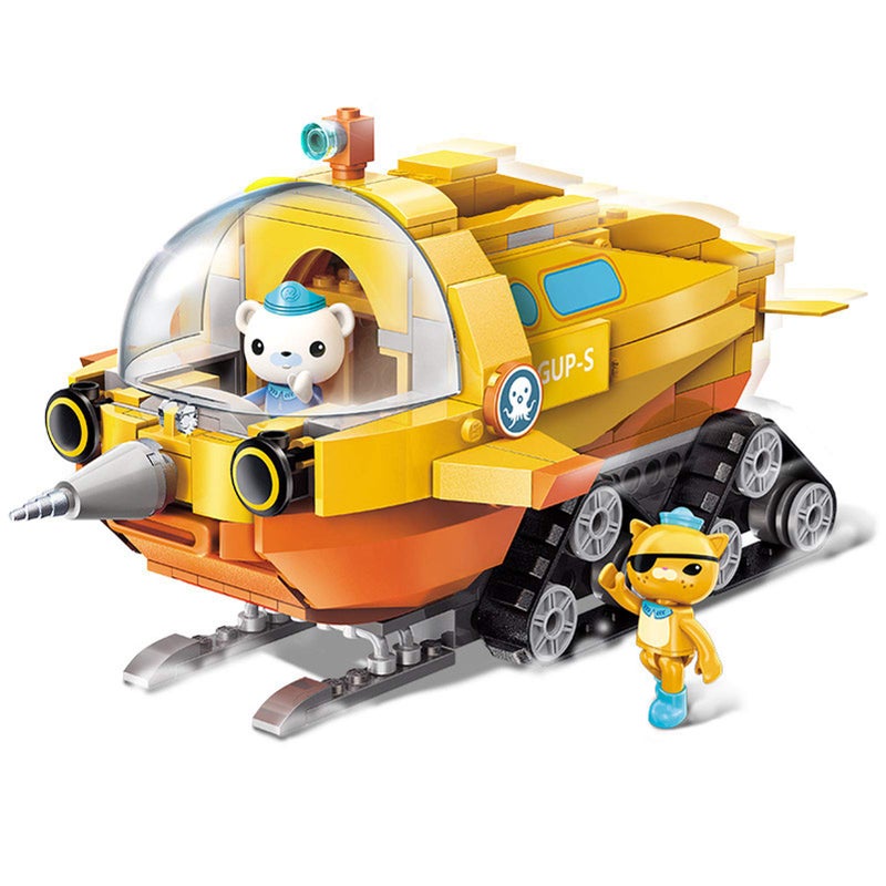 BASEPLATES for Age 6 Building Block Octonauts Ocean Adventure GUPS Polar Exploration Vehicle Barnacles kwazii 275pcs Building Brick SetNo Package Box 3704 - Image 4