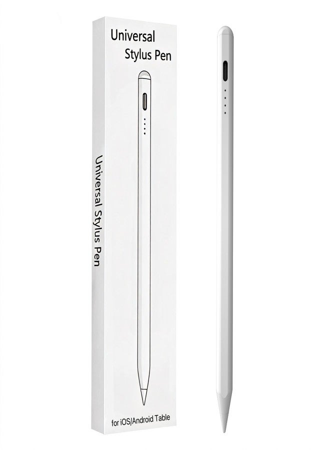 Rgar Stylus Pen Android for Samsung Galaxy Tab A9/A9Plus/A8/A8plus/A7/A7lite Tablet S Pencil Touchscreens Stylists Pen (White) - Image 1