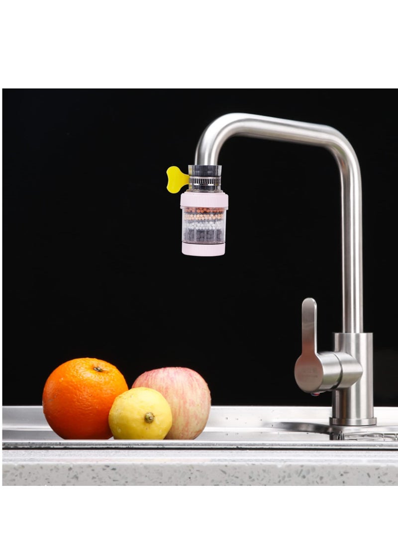 SYOSI - SYOSI Faucet Tap Water Filter 3 Pack Kitchen Tap Filtration Activated Carbon Clean Purifier, Universal Interface Sink Tap Interface Faucet Filter with Six Layers Filtration for Home Kitchen Bathroom - Image 1