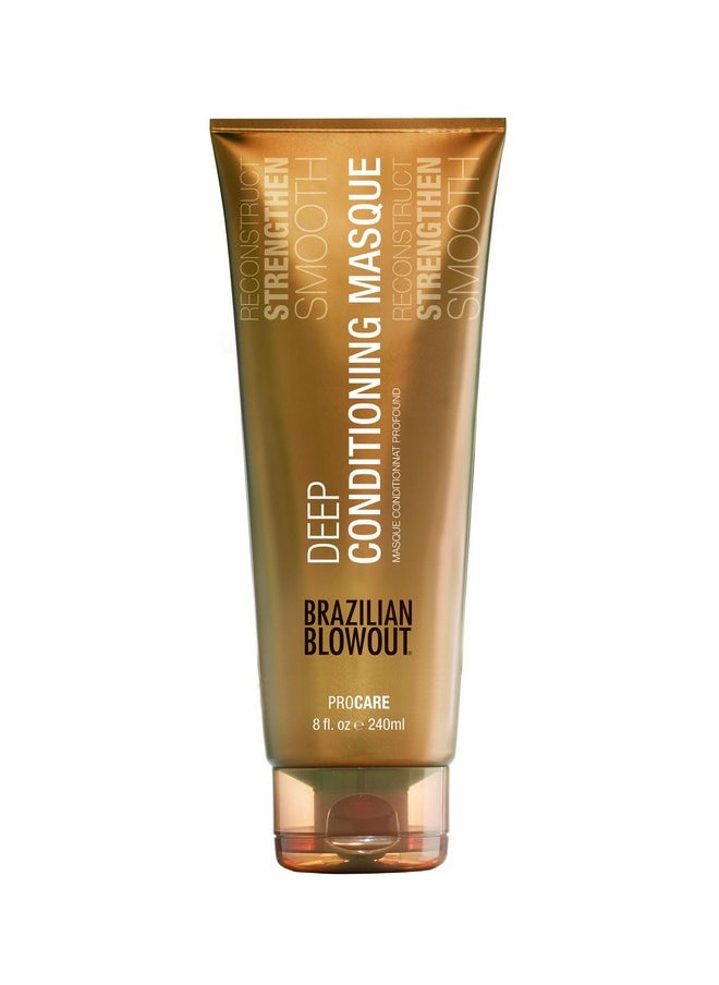 Brazilian Blowout Brazilian Blowout Deep Conditioning Masque,8 Fl Oz (Pack of 1)  - Image 1