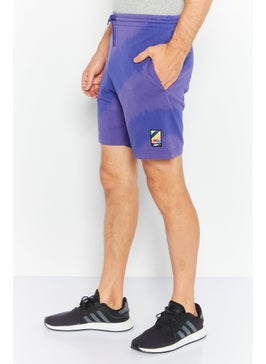 Reebok Men Sportswear Fit Drawstring Training Short, Blue  - Image 4