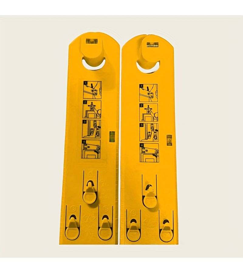 2pcs Home Leveling Ruler for Accurate Tiling Picture Hanging and Furniture Installation - Image 1