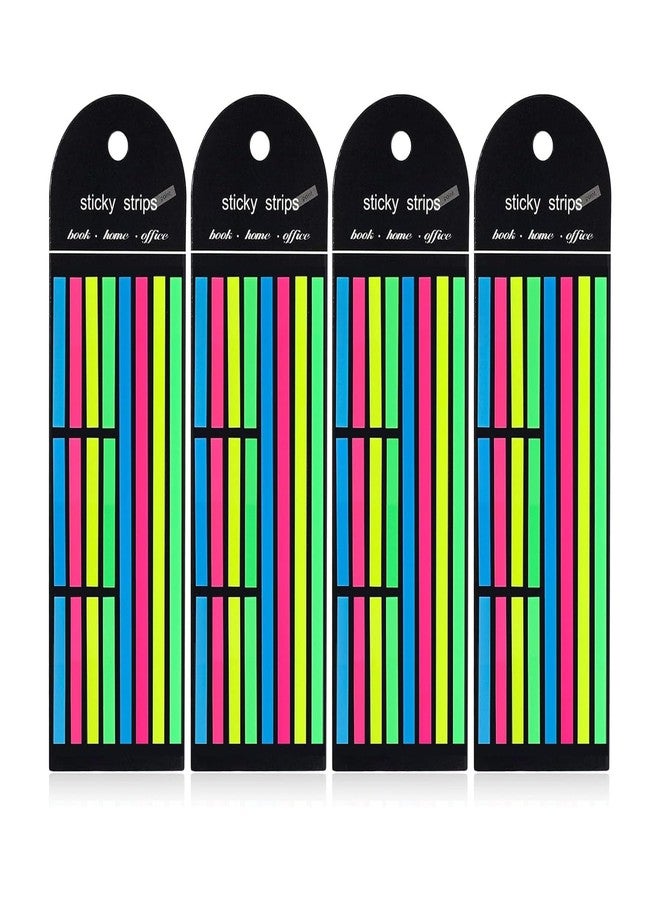إمبرينت شريط تظليل إمبرينت 1280 قطعة للكتب، مجموعة شريط تظليل، علامات صفحات طويلة/قصيرة، علامات صفحات ملونة لاصقة، علامات كتب لتدوين الملاحظات، شريط تظليل نيون للفهرسة والملاحظات والمكتب - Image 1