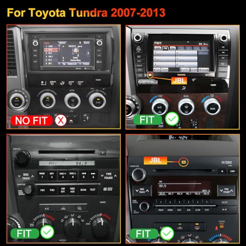 iCarSEPTON 4G+64G Android Upgrade Radio for Toyota Tundra 2007-2013, Toyota Sequoia 2008-2015, Head Unit Car Audio 10" Touch Screen Stereo Wireless Carplay Android Auto Bluetooth 5GWiFi GPS for J-B-L & No J-B-L - Image 2