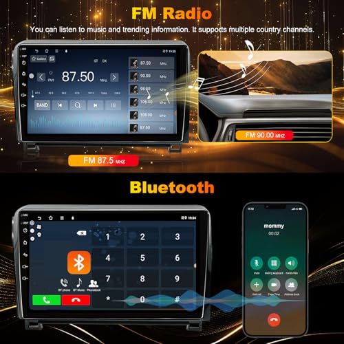iCarSEPTON 4G+64G Android Upgrade Radio for Toyota Tundra 2007-2013, Toyota Sequoia 2008-2015, Head Unit Car Audio 10" Touch Screen Stereo Wireless Carplay Android Auto Bluetooth 5GWiFi GPS for J-B-L & No J-B-L - Image 5