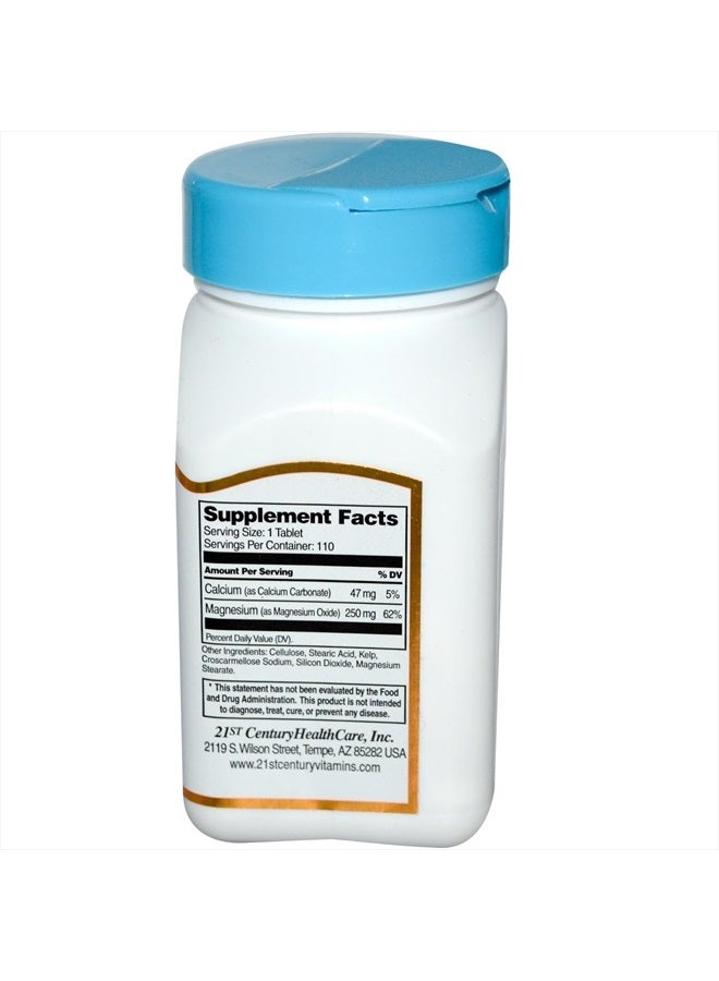 21st Century مغنيسيوم 250 ملليجرام 110 قرص - Image 2