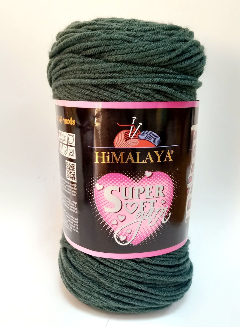 Himalaya Super Soft Yarn 100% Acrylic-Color 80852 (Pack of 2pcs)