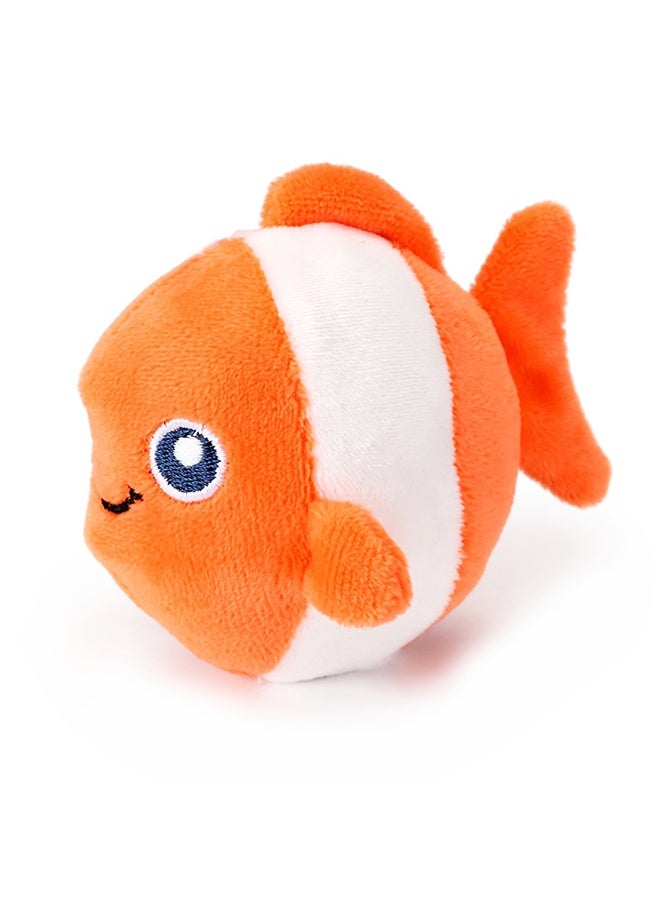 Plush Fish Dog Toy, Interactive Chew Toy for Teeth Cleaning & Dental Health, Encourages Solo Play & Satisfies Natural Chewing Instincts - Image 4