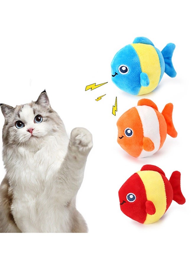 Plush Fish Dog Toy, Interactive Chew Toy for Teeth Cleaning & Dental Health, Encourages Solo Play & Satisfies Natural Chewing Instincts - Image 5