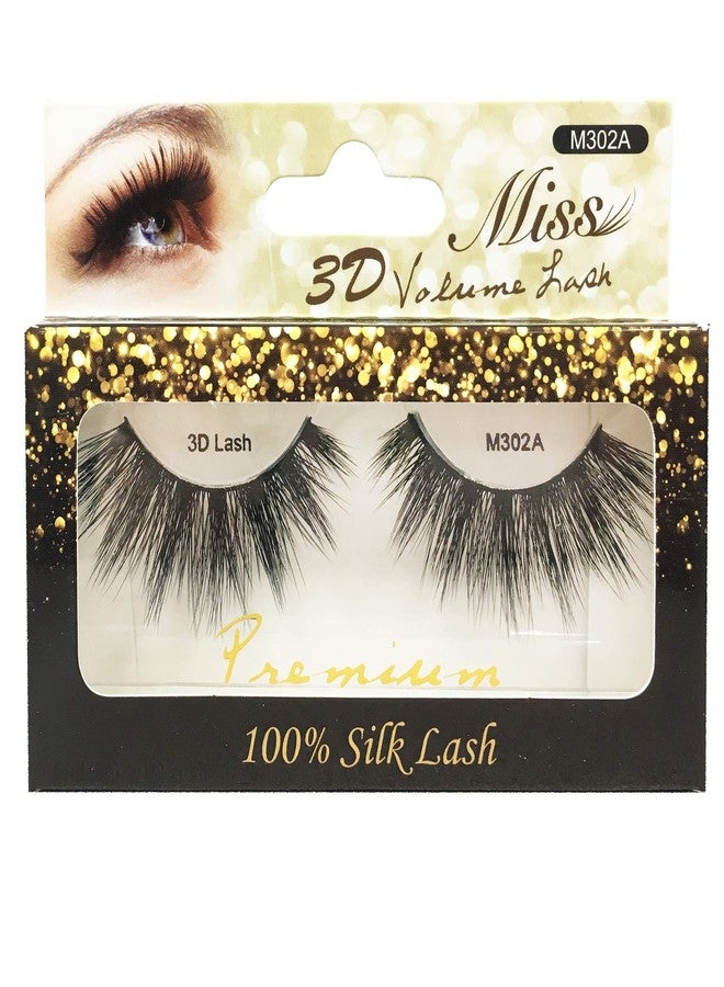 Miss Lashes [4 PACKS] Miss Lashes 3D Volume Tapered False Eyelash Extension - Image 1