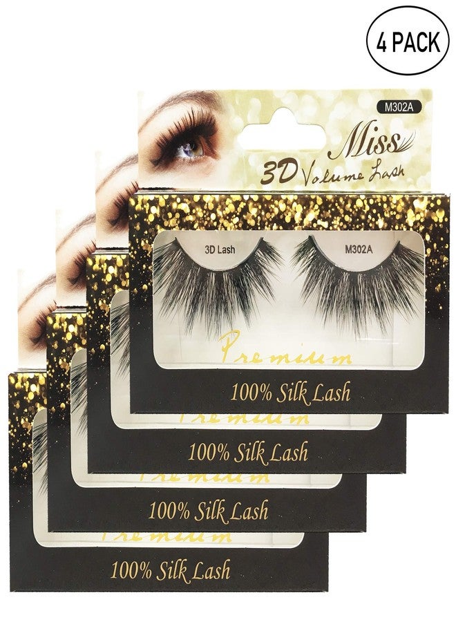 Miss Lashes [4 PACKS] Miss Lashes 3D Volume Tapered False Eyelash Extension - Image 2