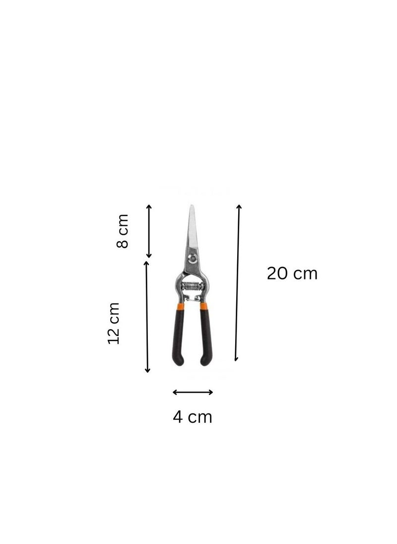 WOKIN Straight agricultural scissors (for cutting flowers and buds)  - Image 2