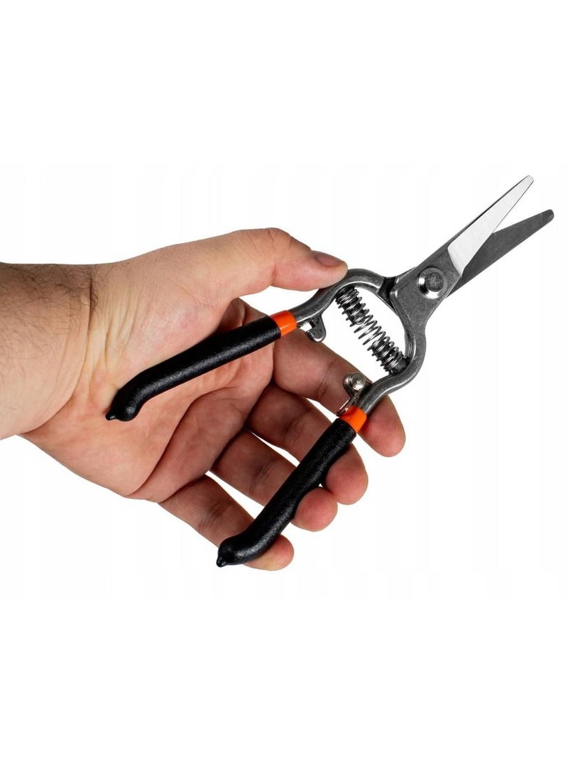 WOKIN Straight agricultural scissors (for cutting flowers and buds)  - Image 3