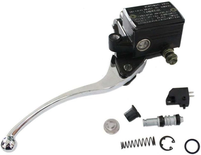 HURI Brake Master Cylinder with Left Clutch Lever for Yamaha Virago Models - Image 3