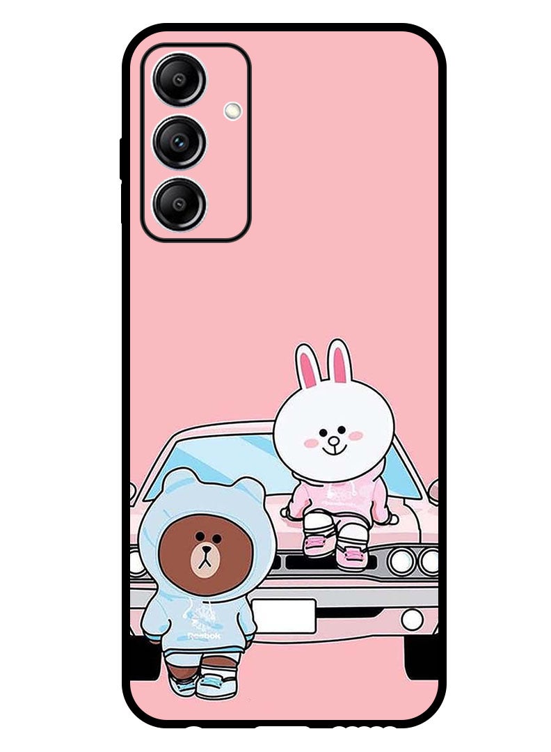 Theodor Protective Case Anti Scratch Shock Proof Bumper Cover For Samsung Galaxy A15 5G Kittey On Car - Image 1