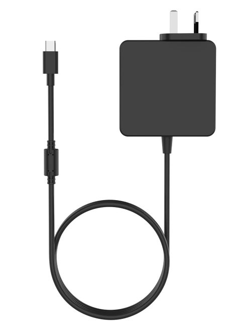 محول طاقة USB C بقدرة 65 وات 45 وات، سلك محول طاقة لشاحن الكمبيوتر المحمول من النوع C PD لأجهزة MacBook/Pro/Air، وSwitch، وSamsung، وASUS، وAcer، وDell، وHUAWEI، وHP والمزيد من الأجهزة من النوع C