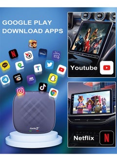 Carlinkit CarlinKit Ai Box CarPlay Wireless Adapter 4G+64G Multimedia Box Comes with Open Android 13.0 System, Support Wireless CarPlay Android Auto, Netflix YouTube Car Video, Built-in 4G Network GPS+Glonass  - Image 5