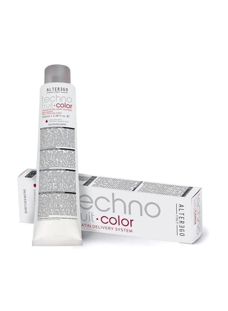 ALTER EGO Technofruit Hair Color Chestnut Ash Brown 4/17 100ml
