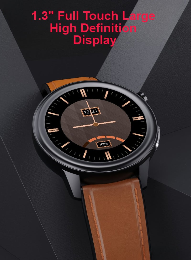 AROAQ E80 Smart Watch, Ai Artificial Intelligence Fitness Tracker Watch, Touch Screen Durable Health Monitoring Watch With ECG+PPG Body Temperature, Blood Pressure Oxygen Heart Rate Monitoring,(black steel) - Image 4