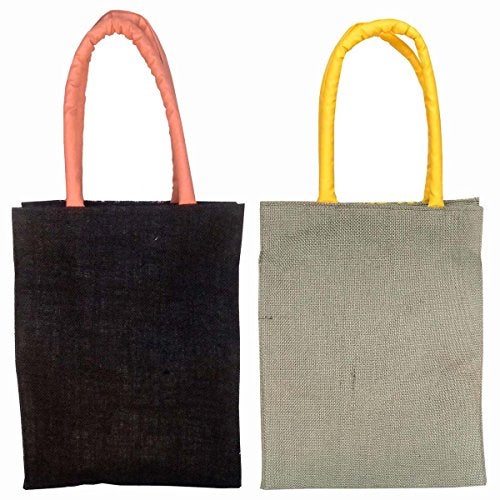 FOONTY Daily Use Women Jute Lunch Bags(Combo Of 2,Multicolour,Fab-11), 11 liter - Image 3