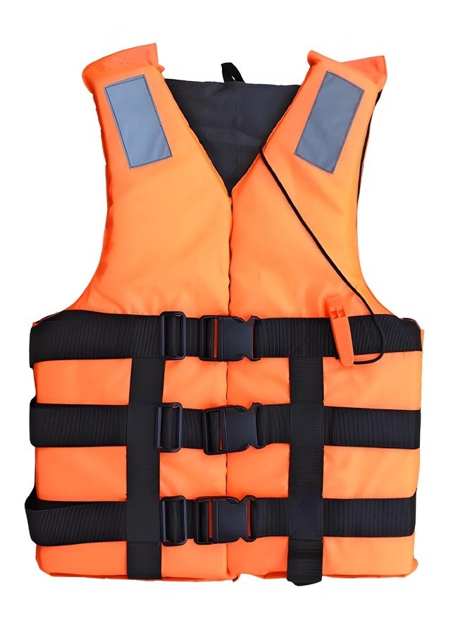 A. SHARIF Professional Life Jacket for Adults - 100N High Buoyancy, Universal Fit (Up to 95kg) | PFD Type III Safety Vest for Boating & Water Sports - Image 1