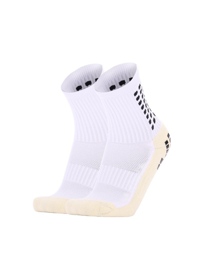 جوارب كرة قدم مانعة للانزلاق، جوارب كرة قدم مقطوعة مسبقًا للرجال، جوارب مانعة للانزلاق لكرة القدم، جوارب متينة ومسامية للصغار، - Image 1