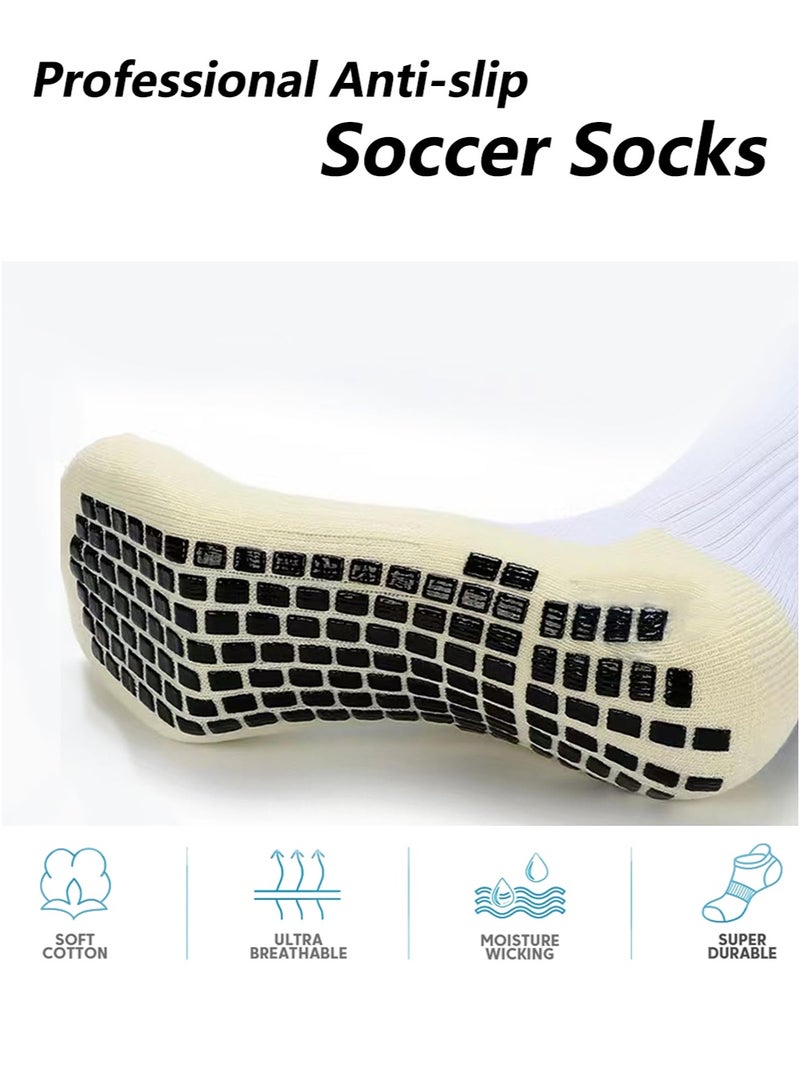 جوارب كرة قدم مانعة للانزلاق، جوارب كرة قدم مقطوعة مسبقًا للرجال، جوارب مانعة للانزلاق لكرة القدم، جوارب متينة ومسامية للصغار، - Image 3