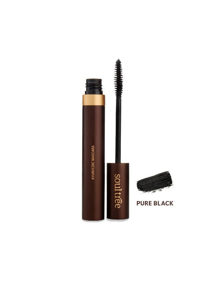 سول تري ماسكارا SoulTree الأيورفيدية - باللون الأسود | خفيفة الوزن، تُقوّي الرموش وتُعزز نموها | تركيبة أيورفيدية غنية بالمكونات الطبيعية لعيونٍ ساحرة - 6 غرام - Image 2